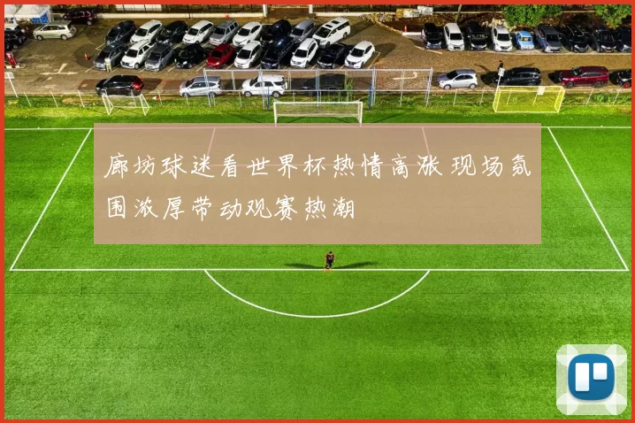 廊坊球迷看世界杯热情高涨 现场氛围浓厚带动观赛热潮
