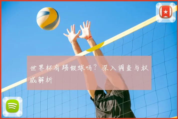 世界杯有踢假球吗?深入调查与权威解析